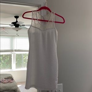 White body con dress